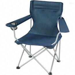 Camp Furniture Outdoor Leisure Folding Back Fishing Chair Beach Self-driving Camping Portable Plastic