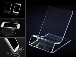 6Inch Iphone Samsung Htc Xiaomi Huawei Display Stands Holder Stand Acrylic Cell Phone Mobile Phone