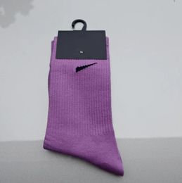 Brand Socks Men's Socks Women's Socks pure cotton 10 Color Breathable Sports Sweatwicking Socks comfort Alphabet NK Print2NA3