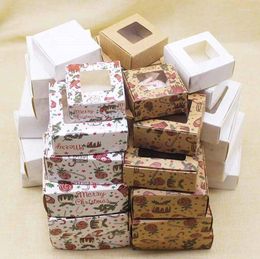 Gift Wrap Set Of 10DIY Vintage Packing Box For Handmade Cookies/ Cakes/ Baking/ Flowers Wedding/Birthday/ Year Party