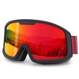 Ski Goggles Clarity Increased Goggs for Men Women Anti Fog UV Protection Snow PC ns TUP Frame Snowboard L221022