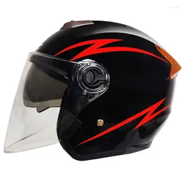 Motorcycle Helmets Motor Helmet Electric Motorbike Casco Scooter Safety Capacete Aberto Half Open Face Female