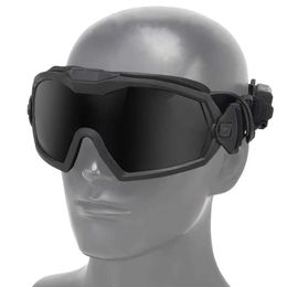 Ski Goggles Fma New Dust and Sand Fan Regulator Goggs Anti-Fog Tactics Survival Game T Paintball Safety Eye Protective Glasses L221022