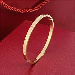 Fashion Charms Jewellery Bangle For Women Luxury Vogue Customised Jewellery Designer Bracelet Stainless Steel Hoop Bracelets Trending Bangles Valentines Day Gifts