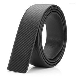 Belts No Buckle For Pin Men's Belt Fashion Business Suit 3.3cm Customizable Logo Wholesale
