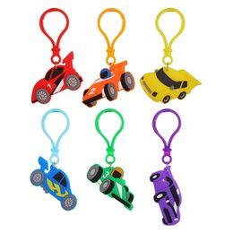 PVC Racing Keychains Cartoon Key Chain Car Keychain Pendant Fashion Accessories Keyring