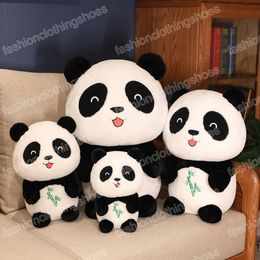 22-50cm Lovely Plush Panda Toys Kawaii Bamboo Panda Bear Pillow Peluche Dolls Stuffed Soft Animal Toy for Children Gifts