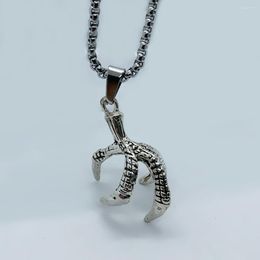 Chains Exquisite 3D Metal Eagle Pendant Necklace Symbol Of Strength Men's Hip Hop Punk Jewellery
