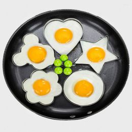 Baking Moulds Stainless Steel Fried Egg Pancake Shaper Omelette Mould Cute Biscuit Shape Cooking Tools Cookie Cutter Kitchen Gadgets