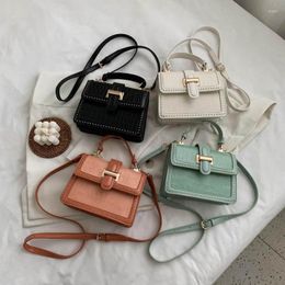 Evening Bags 2022 Trending Designer Crossbody Shoulder Women's Solid Colour Handbag Single Messenger Small Square Bag