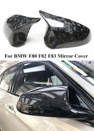 Car Rear View Carbon Fiber Side Wing Mirror Cover for BMW M2C M3 M4 F80 F82 F83 F87 Shell Caps Auto Accessories