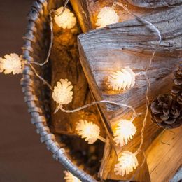 Strings 3 Meter 20 Pinecone Led String Light Christmas Garland Battery Operated Bedroom Decoration Or Tree