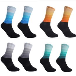 Sports Socks Cycling Men Outdoor Mount Sport Antistick Bike Shoe For Raciets Running Basketball Compression L221026
