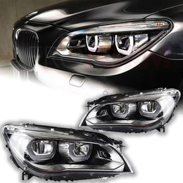 Car Headlights for BMW F02 2009-2014 740i 730i 735i F01 LED Daytime Running Light Headlight Turn Signal Front Lights