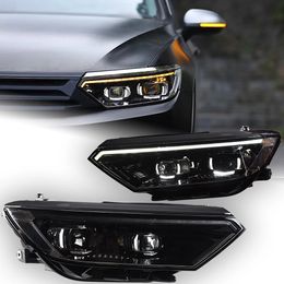 Car Headlights for VW Passat B8 20 15-20 19 Magotan Style Headlight Upgrade High Beam Daytime Lights Turn Signal Front Lamp