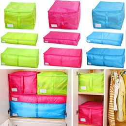 Clothing Storage 1pc Foldable Bag Clothes Sweater Blanket Quilt Closet Organizer Box