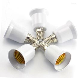 Lamp Holders 1PCS E14 To E27 Holder Converter 220V Light Bulb Adapter Conversion Fireproof Socket Base Converters Lighting Accessories