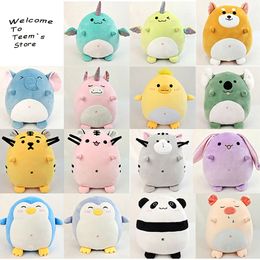 2022 Stuffed Animals Plush Pillows Cute Animal Plush Pillow Action Figure Children's Doll