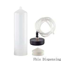 Thickening Explosion-Proof 300cc Helix Luer Lock Tip Dispenser/Dispensing Syringe Barrel with Adapter
