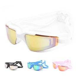 goggles Swimming Goggles Adults Anti-Fog Swim Eyewear Men and Women Professional Waterproof Sile Pool Diving Glasses L221028