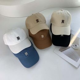 Ball Caps Cotton Baseball Cap For Men And Women Fashion Letter R Patch Hat Casual Hip Hop Snapback Summer Sun