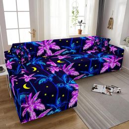 Chair Covers Sofa Couch Cover Coconut Tree Cushion For L Shape Removable Sectional Corner Set 1-4 Seat