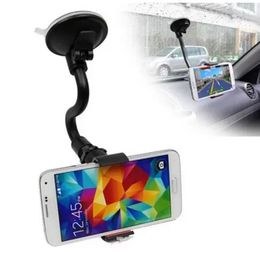 Car Mobile Phone Holder 360 Degree Rotating Bracket Suitable For Smart Phone Windshield Long Arm Clip Holders