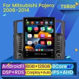 Car dvd Radio Multimedia Video Player Carplay For Mitsubishi Pajero 4 V80 V90 2006-2014 Navigation GPS Stereo No 2din 2 din