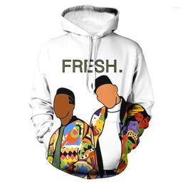 Men's Hoodies Youth Fashion Hoodie 3d Cartoon Print Men Women Sweatshirt Spring Autumn Hooded Jacket Loose Z Pocket Hip Hop Cool Streetwear