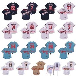 Proword Air01 Juan Soto Jersey Josh Donaldson Fernando Tatis Jr Scherzer Max Kepler Ryan Zimmerman Strasburg Turne Kirby Puckett Tony Gwynn Baseball