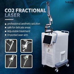 Fractional CO2 Laser Machine For Scar Removal Vaginal Tightening Skin Resurfacing Rejuvenation Vaginal Tighten Equipment Glass Tube Wrinkle Remove Face Lift