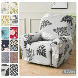 Chair Covers Spring Print Recliner Sofa Elastic Armchair Lazy Boy Anti-slip Reclining Cover For Home Decor