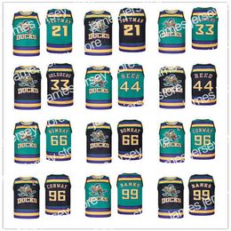 Bulk-buy Anaheim Mighty Ducks Movie 99 Adam Banks 44 Fulton Reed Vintage  Ice Hockey Jerseys price comparison