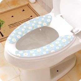 Toilet Seat Covers Heated Super Practical Paste Cover Candy-colored Thick Cotton Linter Use Can Be Washed Repeatedly