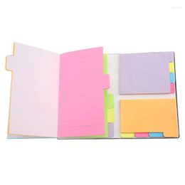 Gift Wrap Business Sticky Notes Colorful No Ink Bleeding Reusable Wide Application Glossy Edge Office School Funny Not