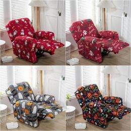 Chair Covers Christmas Decoration Recliner Cover Relax All-inclusive Massage Lounger Single Sofa For Living Room Armchair Slipcover