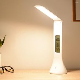 Table Lamps Intelligent Creative LED Desk Lamp Calendar Student Dormitory Simple Modern Reading