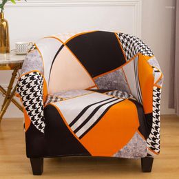 Chair Covers Club Sofa Slipcovers Spandex Removable Couch Cover For Counter Living Room Bar Furniture Armchairs Protector 1PC