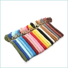 Keychains Lanyards Dhs Boho Bag Accessories Rame Wristlet Leaf Keychains Wrist Lanyard Strap Keyring Bracelet Assorted Colour Rames Dhuga