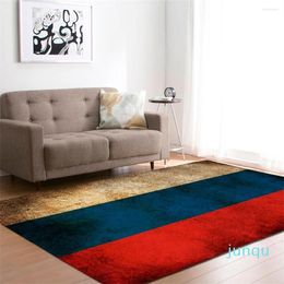 Carpets Nordic Style Living Room Soft Flannel National Flag Table Area Rugs Kids Crawling Play Mat Large Rug And Carpet 052