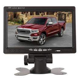 7 inch TFT LCD Car Video Monitor Player 2 Way Input PAL/NTSC Monitors for Auto Rearview Home Security Surveillance Camera