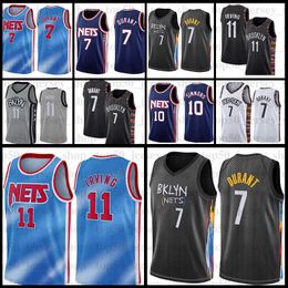 Kevin Durant Irving Basketball Jersey Kyrie Ben 10 Simmons 22 New Blue