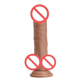 Sex toys masager toy Electric massagers masage Skin feeling Realistic Penis Super Huge silicone Dildo With Suction Cup Toys for Woman Female 69FX GGN6