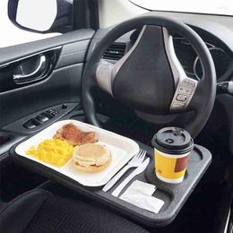 Drink Holder Portable Car Steering Wheel Work Laptop Mount Stand Table Board Eating Tray Dining Accessorie Dri D4C2