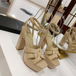 8179270 Sandals Tribute 12.5cm Heel 3.5cm Platform Sandal Slippers Shoes For Women Size 35-41 Fendave