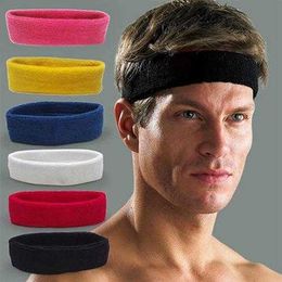 Yoga Hair Bands 1Pc Women/Men Headband Sport Yoga Fitness Stretch Sweat Band Headband Elasticity Headband Headwear Sports Safety L221027