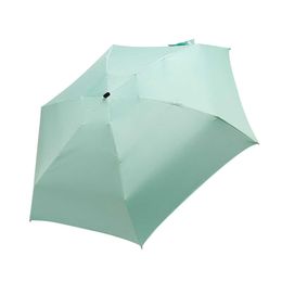 Umbrellas Portable Sun Umbrella Pocket Folding Umbrellas Anti UV Parasol Lightweight Women Men Sunshade Umbrella for Travel Dropship