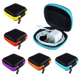 Storage Bags High Quality Earphone Wire Box Multifunction Zipper Data Line Cables Container Organiser Earbuds SD Card