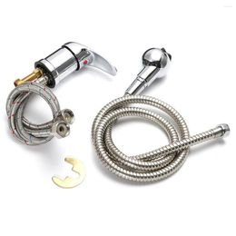 Kitchen Faucets 127cm Beauty Salon Shampoo Bowl Sink & Cold Faucet Spray Hose Repalcement