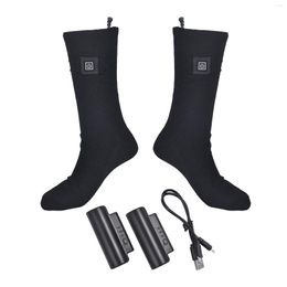 Sports Socks 2200mah Battery Winter Heated Warmer Thermosocks Thermal Heating Foot Electric Warm CyclingTrekking Ski